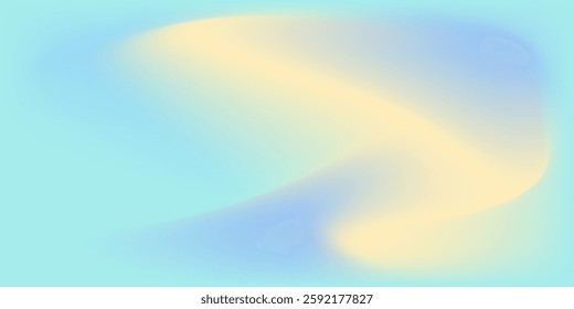 Abstract brown blue color gradient blurred modern art background simple waves