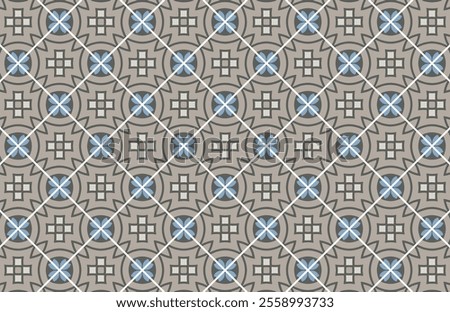 Abstract brown and blue wallpaper, tile, fabric design pattern