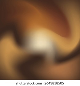 Abstract Brown Blur Art in Warm Earth Tone Colors