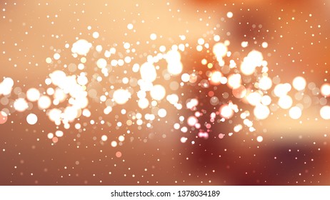 Abstract Brown Blurred Bokeh Background Image