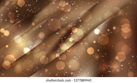 Abstract Brown Blurry Lights Background Image