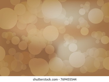 abstract brown bokeh background for card design