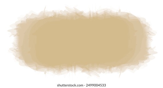 abstract Brown brush background, paper color texture of painted. watercolor grunge background, old distressed vintage texture design. brown clouds background with space for text. horizontal banner 
