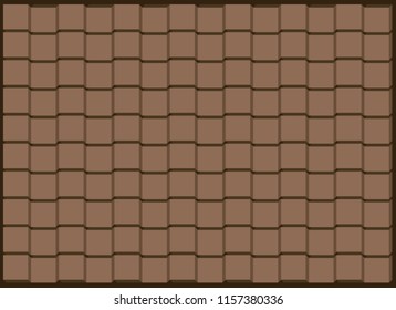 Abstract brown checkered background pattern