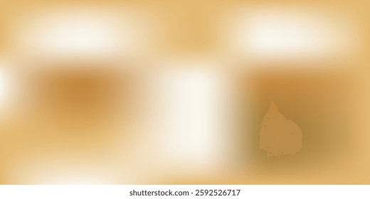 Abstract brown color gradient blurred modern art background simple waves