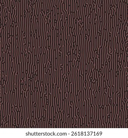 ABSTRACT BROWN COLOR LINES TURING PATTERN ROUGH DESIGN REACTION DIFFUSION DARK BACKGROUND VECTOR GOOD FOR WALLPAPER, COVER,POSTER 