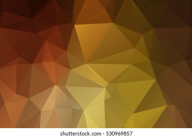 Abstract brown color low poly background