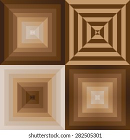 Abstract Brown Color Pyramid Background Vector Stock Vector (Royalty ...