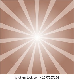 abstract brown colorful ray burst background.vector