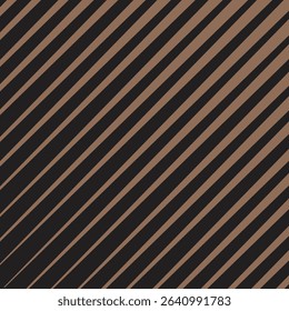 Abstract brown colour thik to thin diagonal line pattern with black background