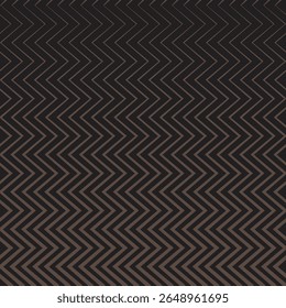 Abstract brown colour thik to thin vertical zig zag seamless line pattern, with black background.
