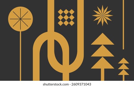 Abstract Brown Design Element with Earthy Tones Natural Textures and Artistic Depth