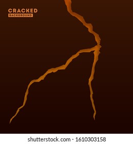 Abstract Brown Drought or Cracked Background.