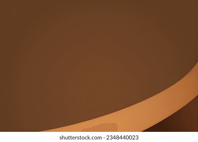 Abstract brown geometric background. Dynamic shapes composition. Vector illustration.