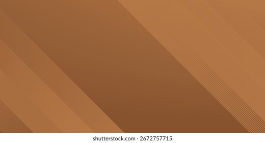 Abstract brown geometric background. Dynamic shapes composition. Cool background design for posters. Vector illustration