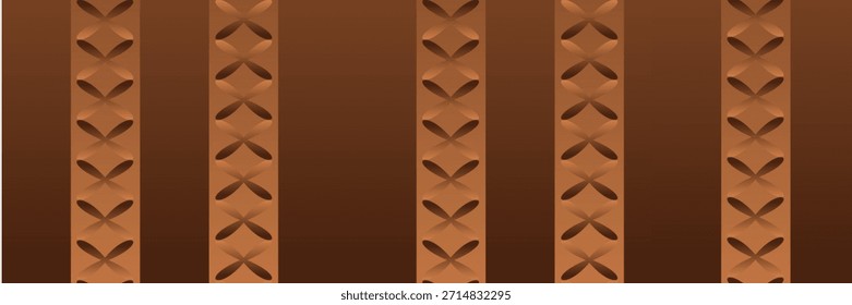 Fondo geométrico marrón Abstractas. Composición de Formas dinámicas. Ilustración vectorial