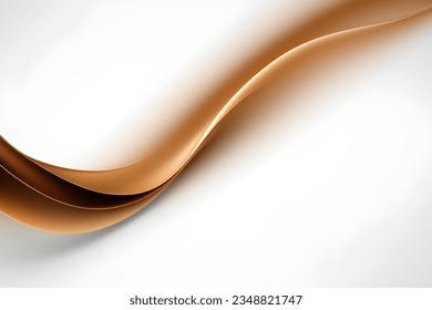 Abstract brown geometric. Isolate on white background. Vector illustration.