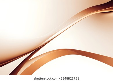 Abstract brown geometric. Isolate on white background. Vector illustration.