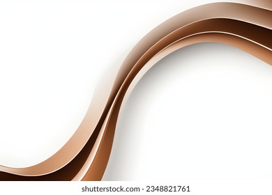 Abstract brown geometric. Isolate on white background. Vector illustration.