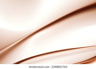Abstract brown geometric. Isolate on white background. Vector illustration.