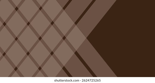 Abstract brown geometric vector background, can be used for cover design, poster and advertising