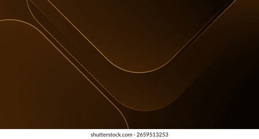 Abstrakter Hintergrund, braun und gold. Modernes einfaches braunes geometrisches Design.