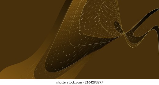Abstract brown gold background vector
