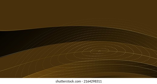 Abstracto vector de fondo dorado marrón