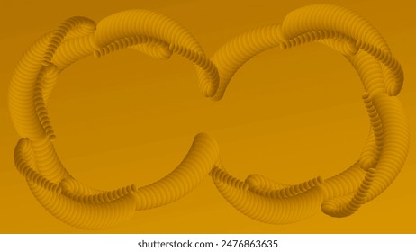 ABSTRACT BROWN GOLD GRADIENT BACKGROUND SMOOTH COLORFUL DESIGN WITH ROPES SHAPES ELEMENT VECTOR TEMPLATE GOOD FOR MODERN WEBSITE, WALLPAPER, COVER DESIGN 