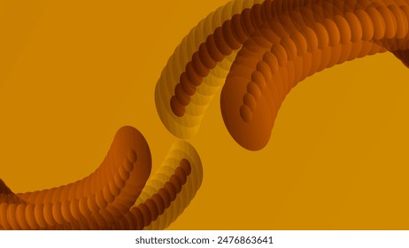 ABSTRACT BROWN GOLD GRADIENT BACKGROUND SMOOTH COLORFUL DESIGN WITH ROPES SHAPES ELEMENT VECTOR TEMPLATE GOOD FOR MODERN WEBSITE, WALLPAPER, COVER DESIGN 