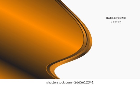 Fondo de ondas de oro marrón Abstractas