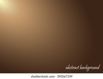 Abstract Brown Gradient Background - Vector Background.