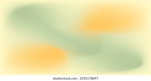 Abstract brown green color gradient blurred modern art background simple waves