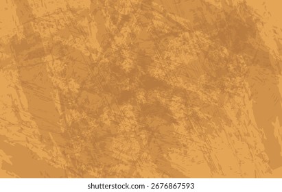 Abstract brown grunge background with scratched distressed texture, perfect for posters, vintage design, digital art, and rustic decorative projects.
