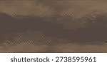 Abstract Brown Halftone Background with Creative Dotted Texture Gradient