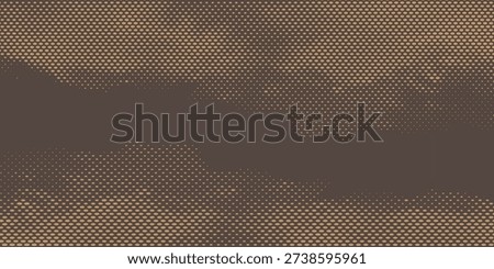 Abstract Brown Halftone Background with Creative Dotted Texture Gradient