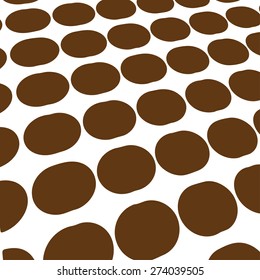 Abstract brown halftone. Abstract white background vector