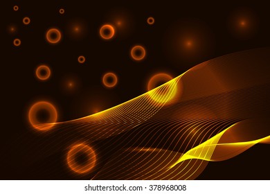 Abstract brown Line