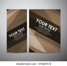 Abstract brown line. Graphic resources design template. Vector illustration