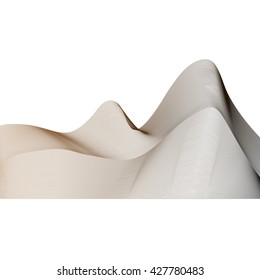 Abstract brown lines and wave background. 