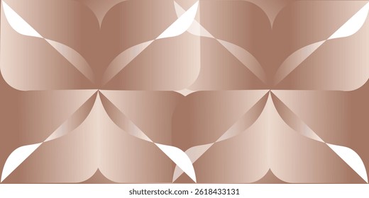 Abstract brown Mocha Mousse background with waves. shiny backdrop. Luxury card. Coffee color gradient. Summer banner, poster or template. Copy space. Modern pop art wallpaper. Textured effect. Flyer .