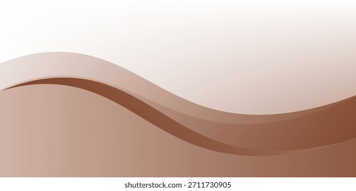 Fundo de Mocha Mousse marrom abstrato com ondas. fundo brilhante. Cartão de luxo. Gradiente de cor do café. Banner de verão, papel de parede de arte moderna pop. Efeito texturizado. Design moderno