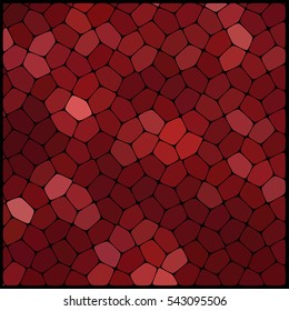 Abstract brown mosaic pattern.  Abstract background consisting of elements of different shapes arranged in a mosaic style. Vector illustration.