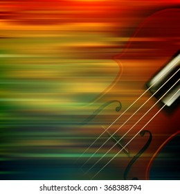 abstract brown motion blur background with violin