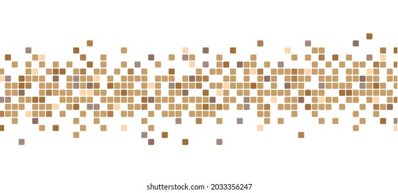 abstract brown mozaic on white background	
