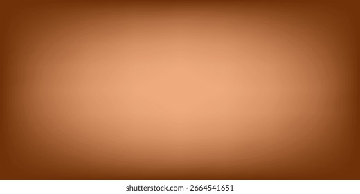 Abstrakter brauner orangefarbener Farbverlauf-Spotlight-Hintergrund. Vorlage für unscharfe Abstufungsgrafik