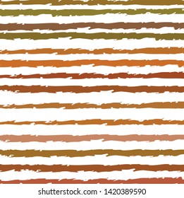 Abstract brown paint brush and strokes, stripes pattern background. colorful brown nice brush strokes and hand drawn with horizontal lines pattern background