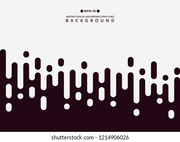 Abstract brown round line halftone background, vector eps10