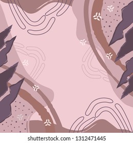 Abstract brown scarf design pattern