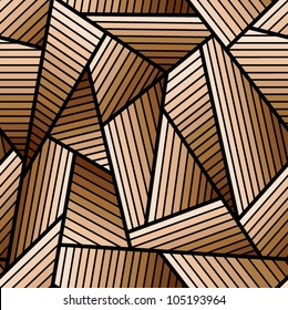 Abstract brown seamless pattern.